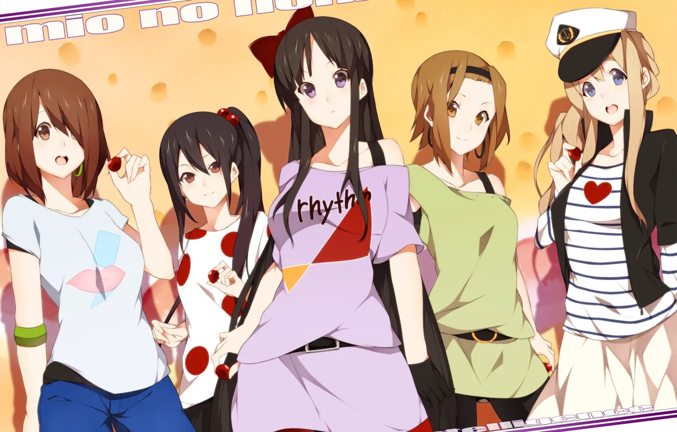 Wallpaper girls, anime, art, characters, K-ON images for desktop, section  прочее - download