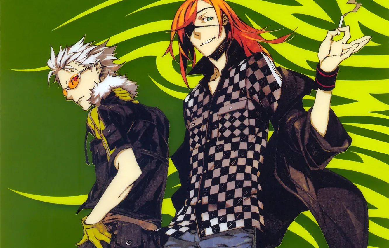Photo wallpaper anime, art, guys, two, DOGS:Bullets & Carnage