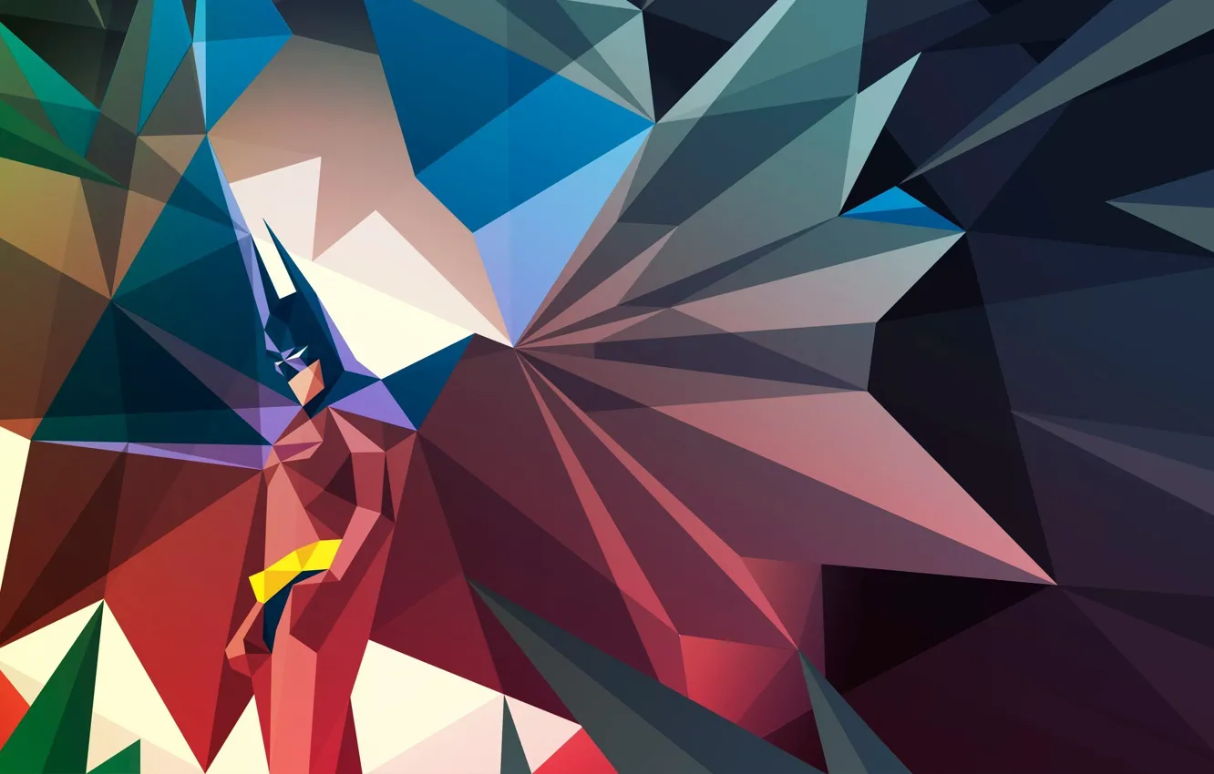 Wallpaper batman, minimalism, vector, hero images for desktop, section  минимализм - download