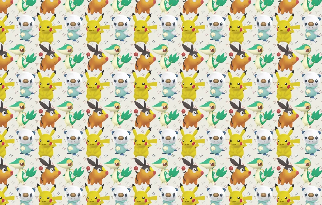 Photo wallpaper texture, anime, art, Pikachu, pokemon