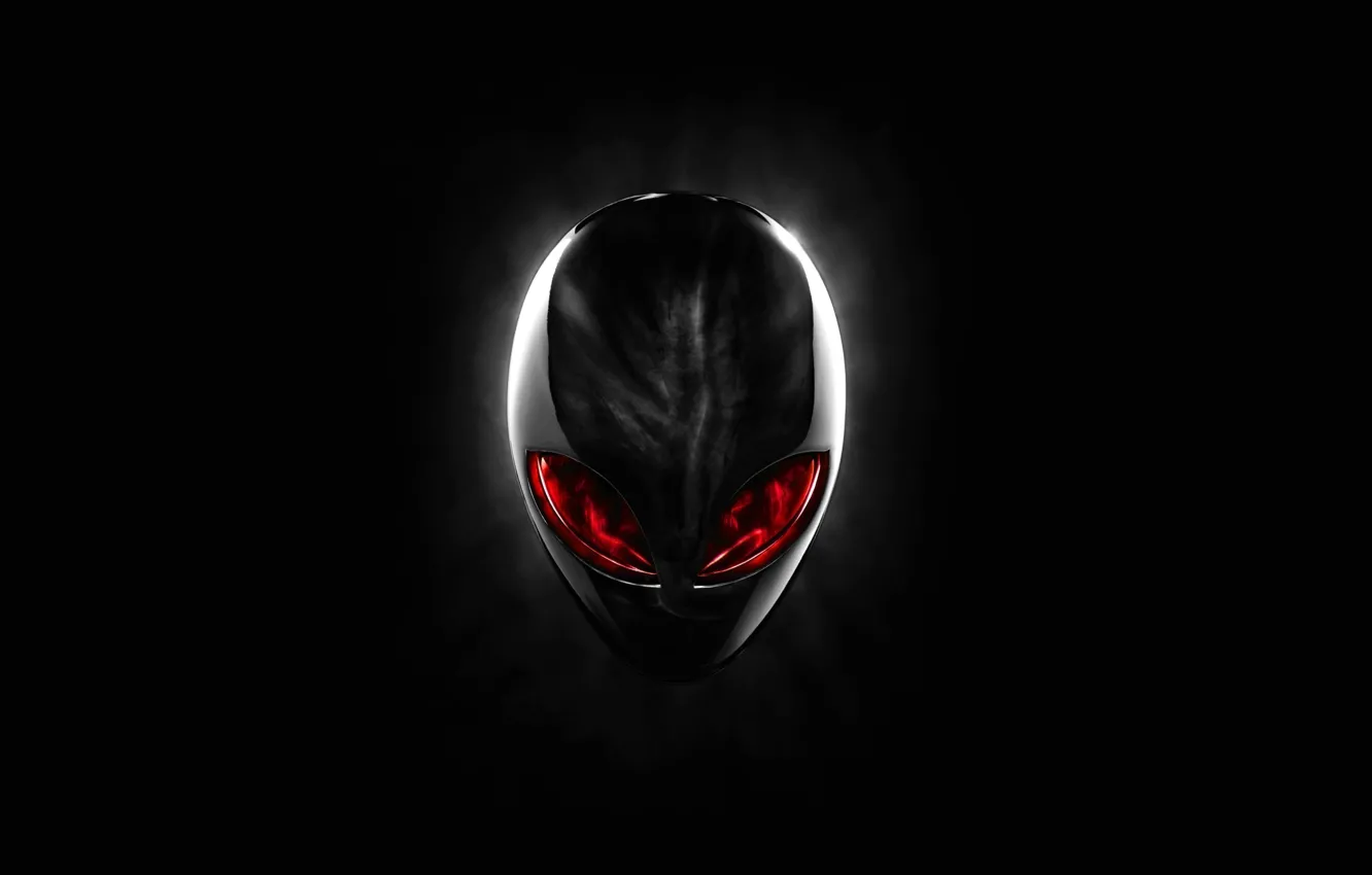 Wallpaper Red Head Red Alien Alienware Head Dell Images For Desktop Section Minimalizm Download