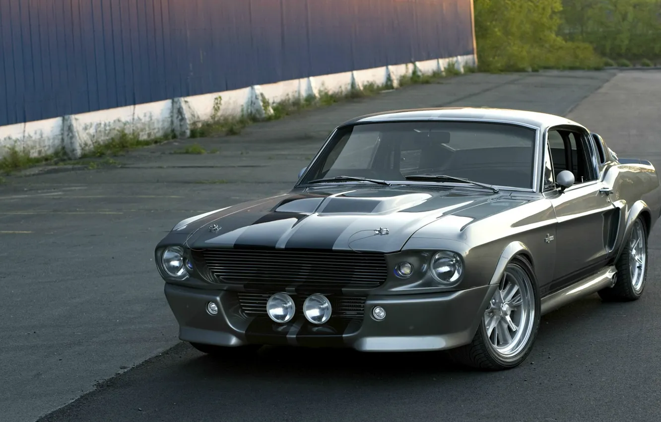 Photo wallpaper Mustang, Ford, Shelby, GT500, Eleanor, 1967, Muscle Car