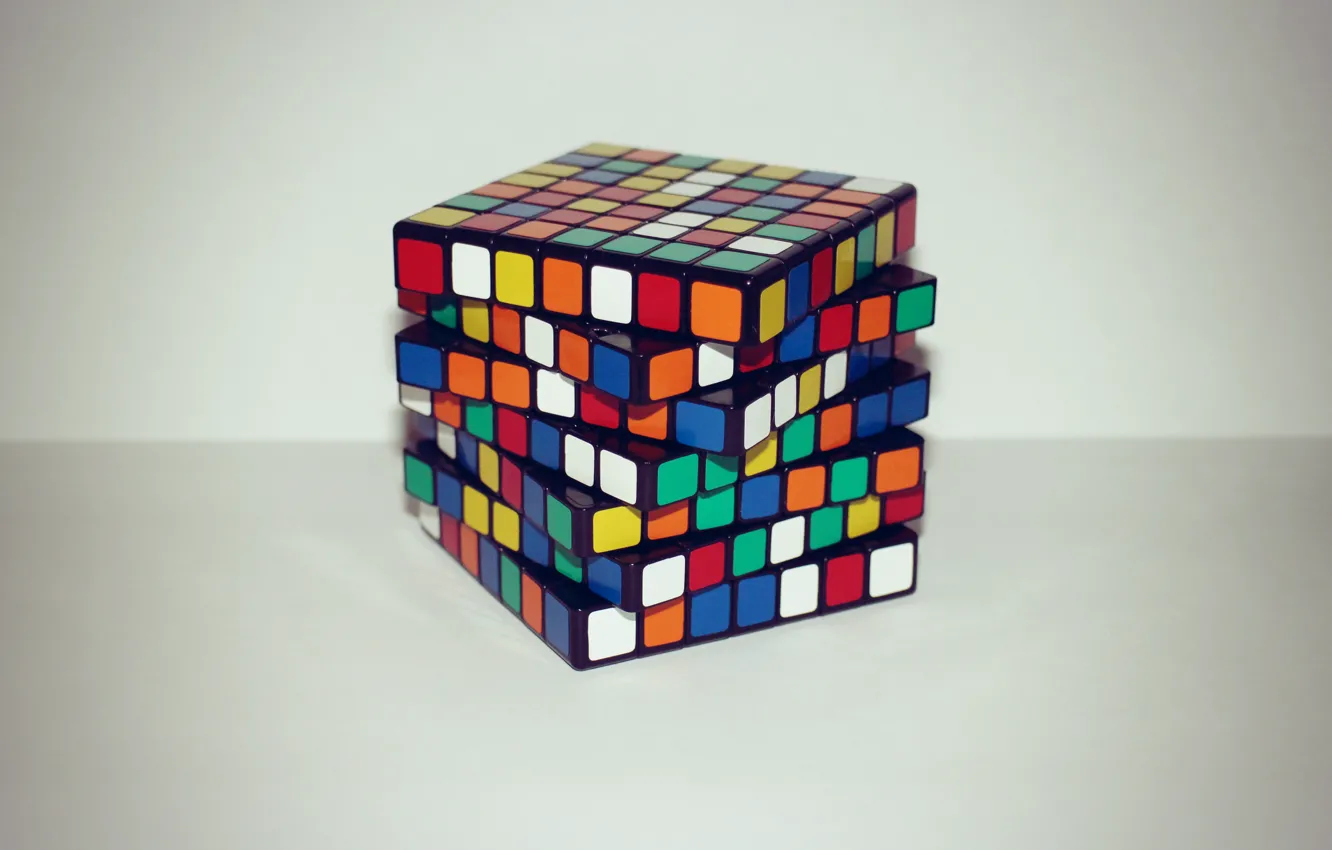 Photo wallpaper cube, Puzzle, Speed Cube, 7x7x7, ShengShou mini