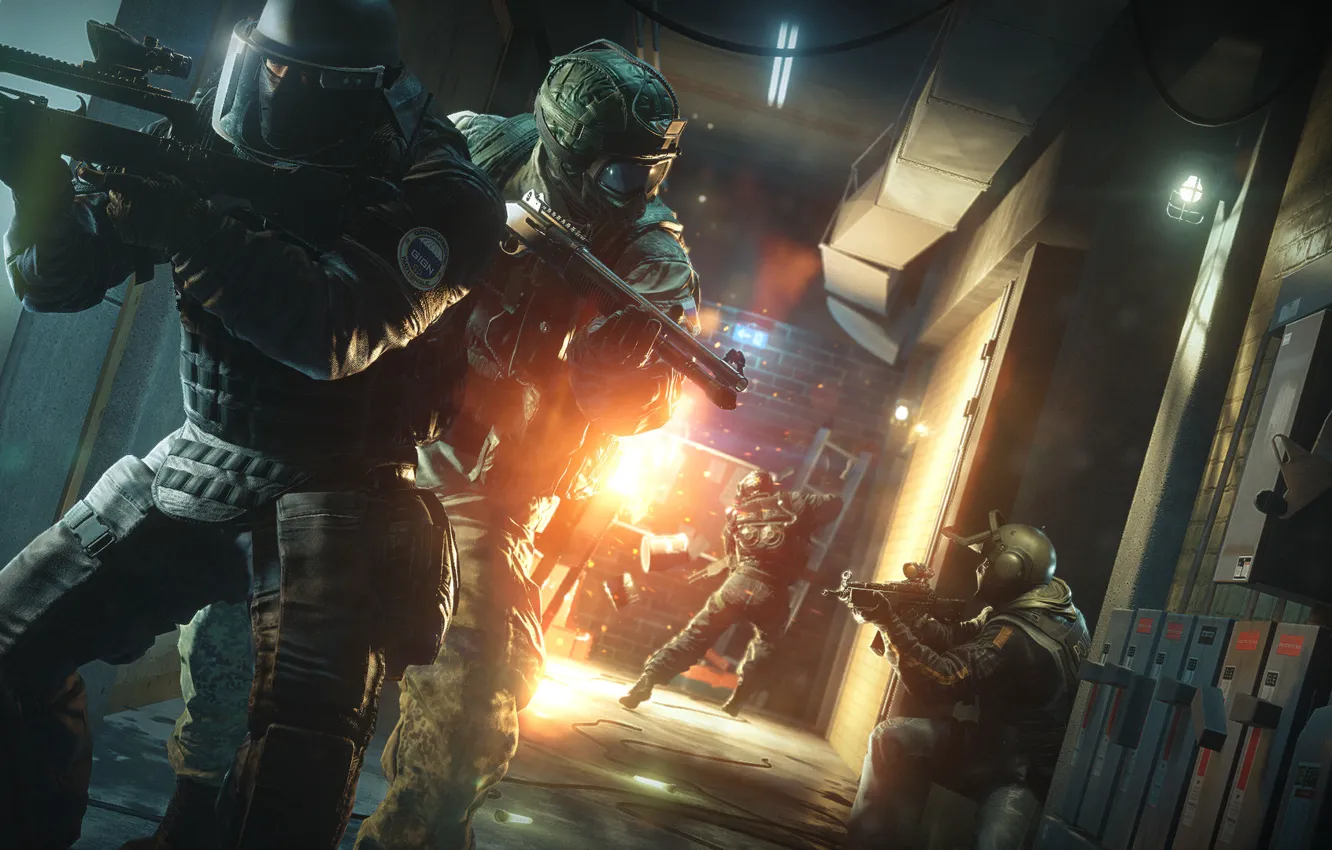 Wallpaper the explosion, weapons, special forces, Rainbow six: Siege images  for desktop, section игры - download