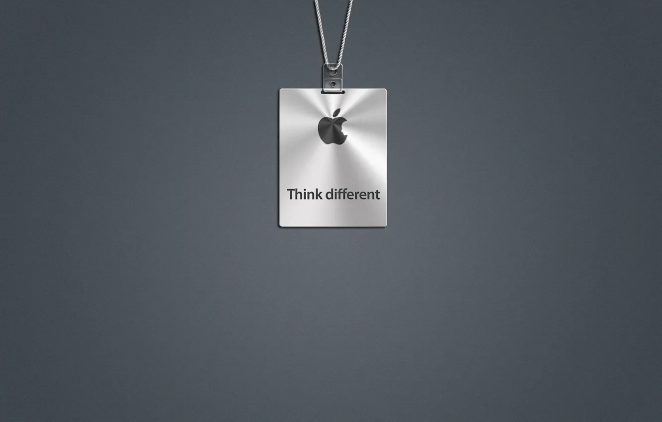 Wallpaper Grey Apple Logo Mac Think Different Images For Desktop Section Hi Tech Download