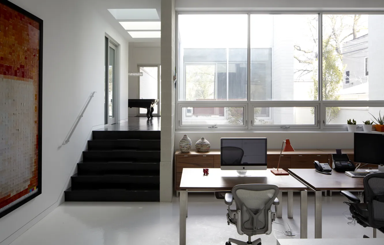 Wallpaper Windows, workplace, home