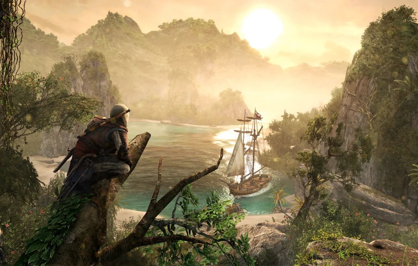 Wallpaper pirate, assassin, Edward, Assassin's Creed IV: Black Flag, black  flag images for desktop, section игры - download