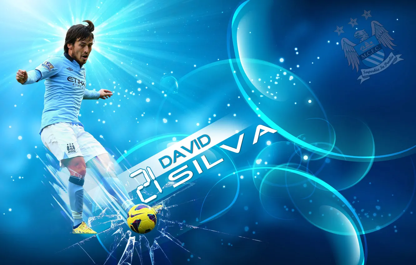 Wallpaper wallpaper, football, Spain, England, David Silva, Manchester City  FC images for desktop, section спорт - download