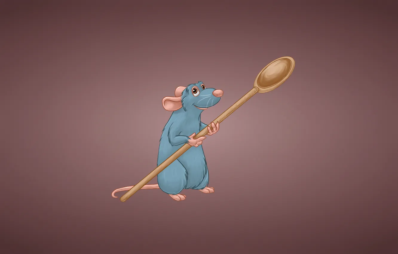Wallpaper spoon, Ratatouille, Ratatouille, rodent, rat, rat images for  desktop, section минимализм - download
