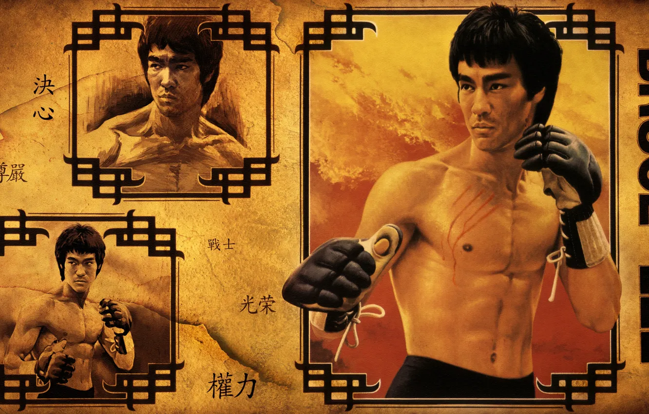 Wallpaper Legend, Bruce Lee, Honnoror, jeet kune do images for desktop,  section мужчины - download