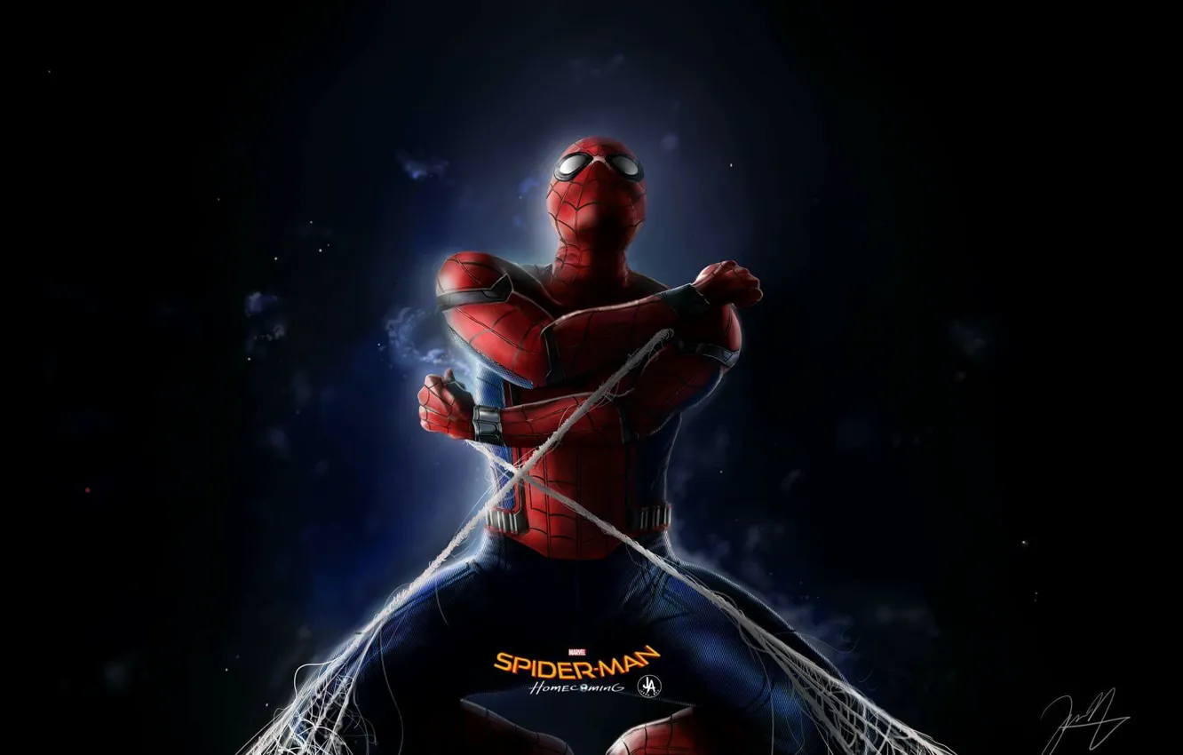 Wallpaper art, spider man, spider man:homecoming, tom holland images for  desktop, section фильмы - download