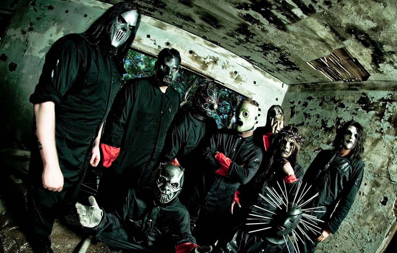 Photo wallpaper group, Metal, Rock, Slipknot, musicians, Nu metal, Alternative metal