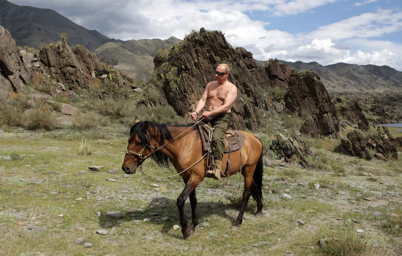 Wallpaper Mountains Nature Wallpaper Horse Putin Vladimir Putin Prime Minister Of Russia The President Of Russia Images For Desktop Section Muzhchiny Download