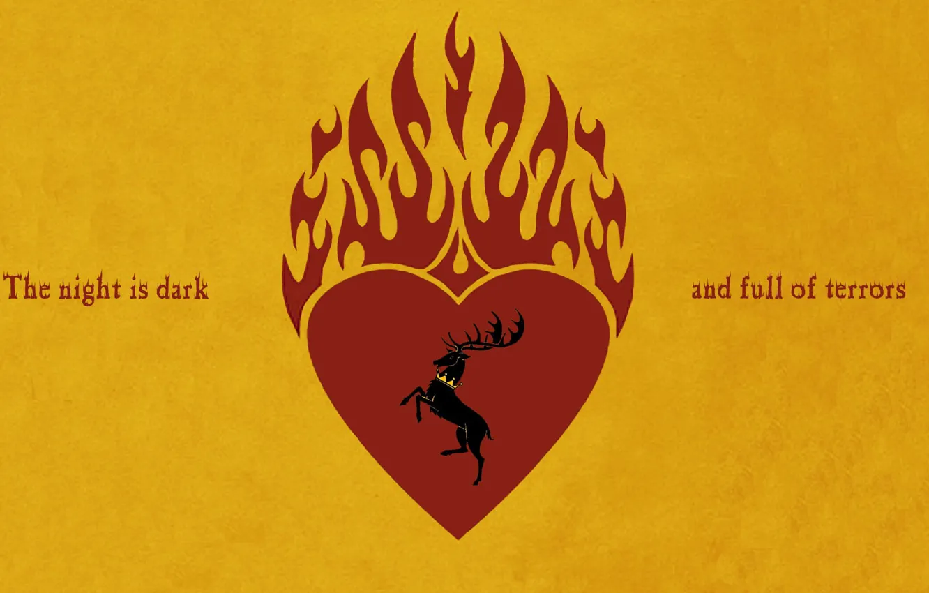 Wallpaper flame, Game of Thrones, hurt, stag, Stannis Baratheon, the night  is dark and full of terror, R`hllor images for desktop, section фильмы -  download