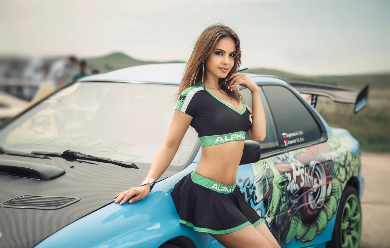 Wallpaper sexy, car and girl, Ruslan Tkachuk, Ira mitichkina images for  desktop, section девушки - download