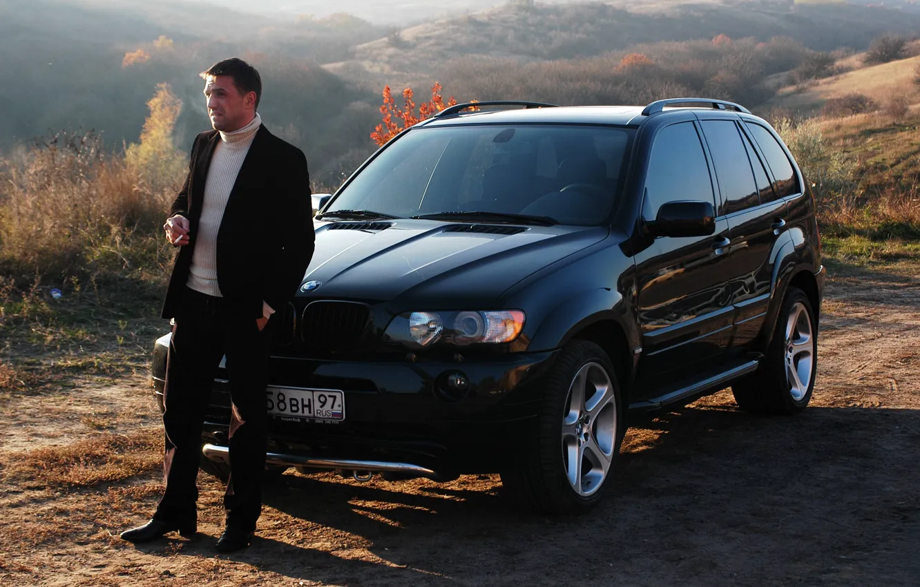 Photo wallpaper BMW X5, crossover, Bumer 2, E53, Vladimir Vdovichenkov