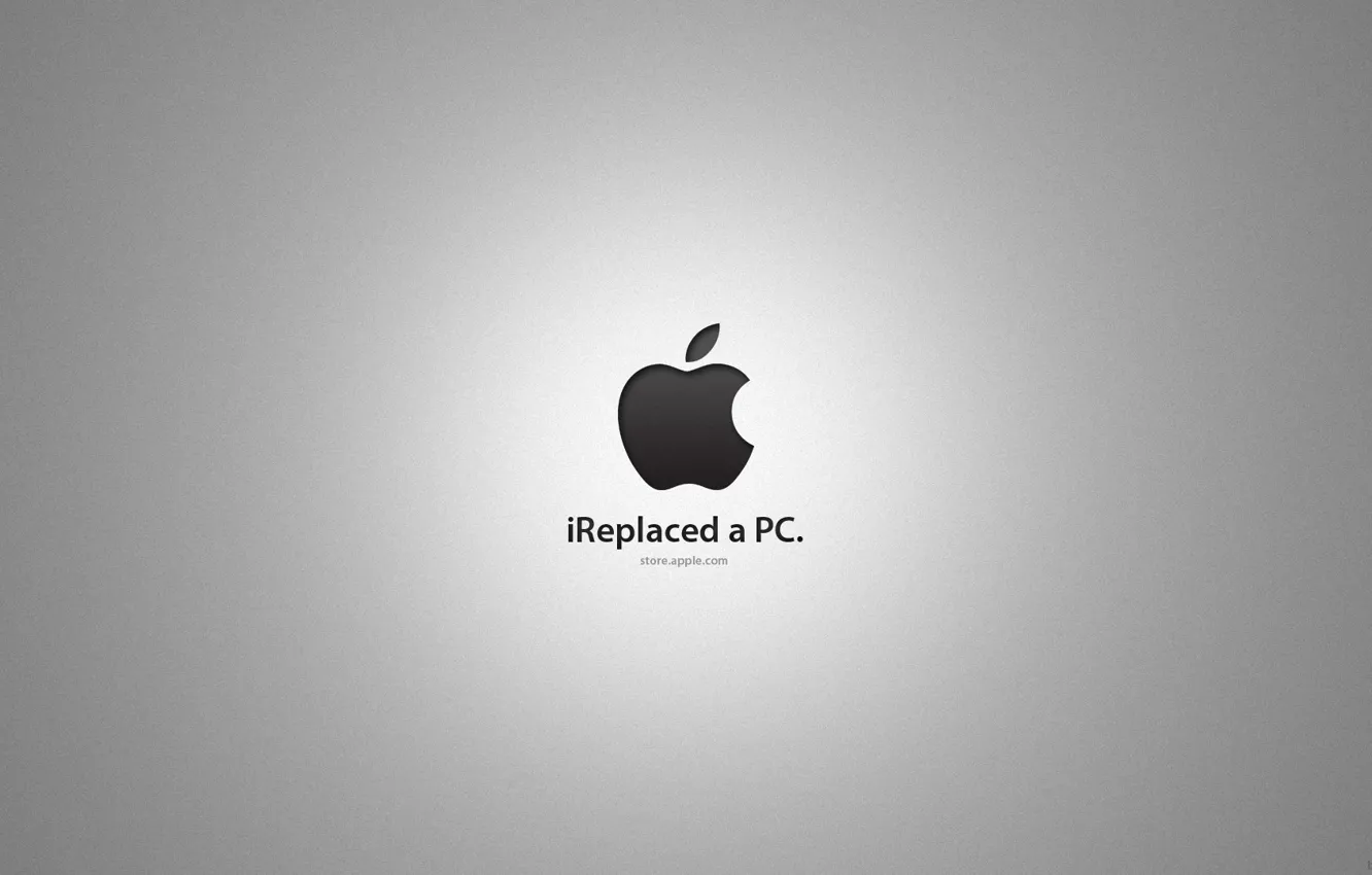 Wallpaper Apple Mac Logo Ireplaced A Pc Images For Desktop Section Hi Tech Download