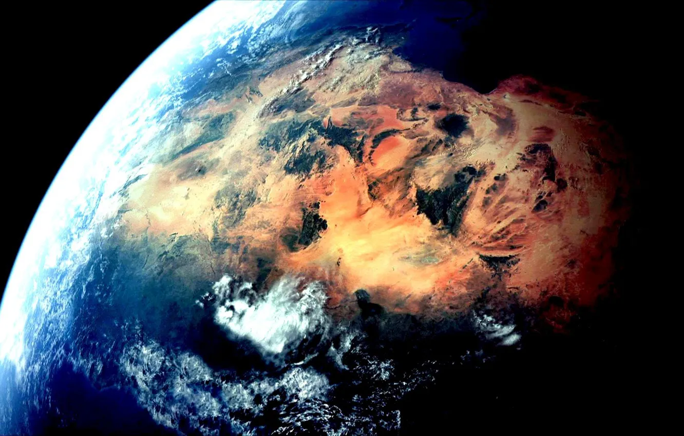Photo wallpaper planet, Earth, the Sahara desert
