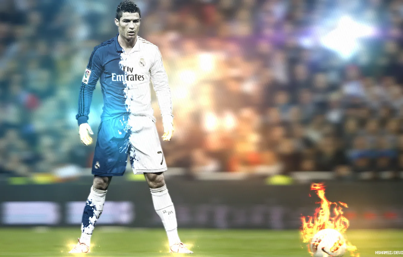 Wallpaper football, star, form, Cristiano Ronaldo, Ronaldo, Fly Emirates  images for desktop, section спорт - download