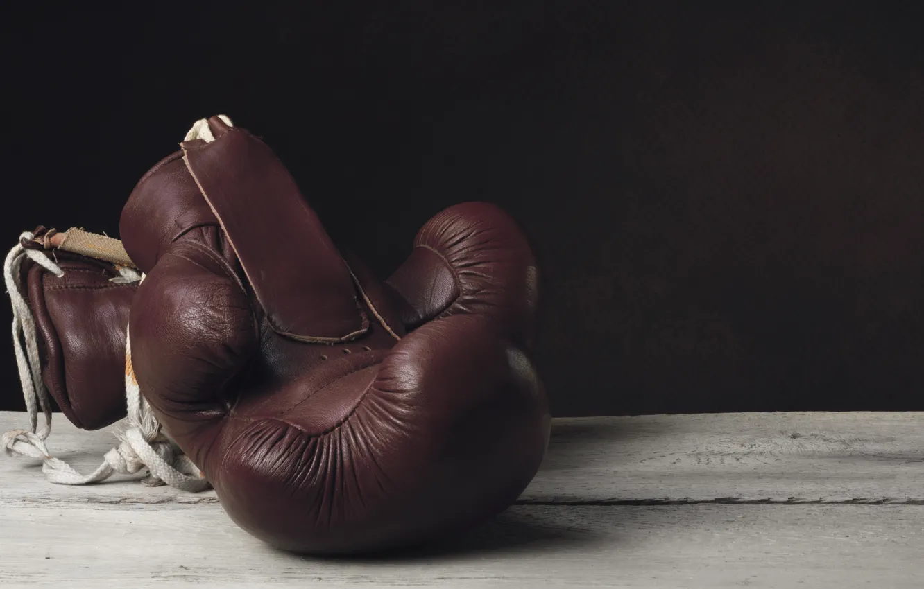 Wallpaper old, leather, boxing, gloves images for desktop, section спорт -  download