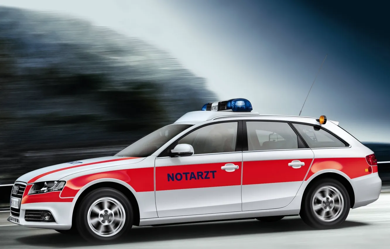 Photo wallpaper Audi, ambulance
