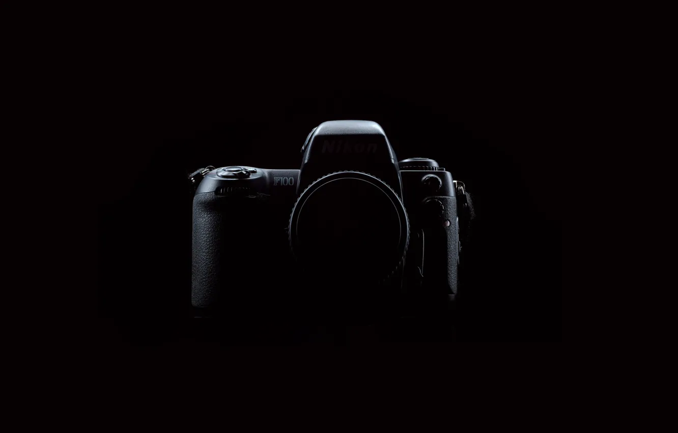 Wallpaper black, shadow, the camera, lens, shadows, camera, nikon, Nikon  images for desktop, section hi-tech - download