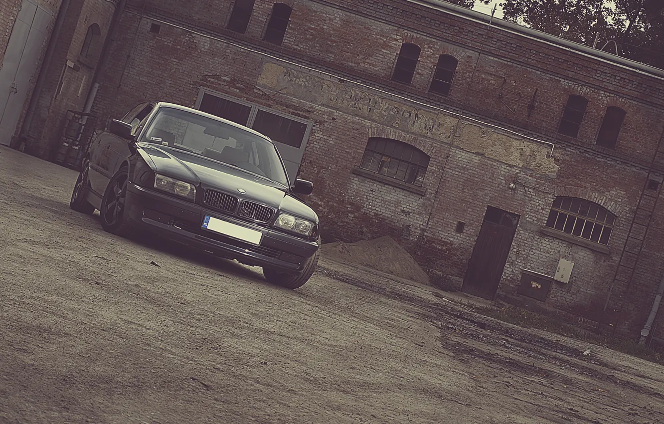 Photo wallpaper BMW, classic, Boomer, bmw e38, 750il