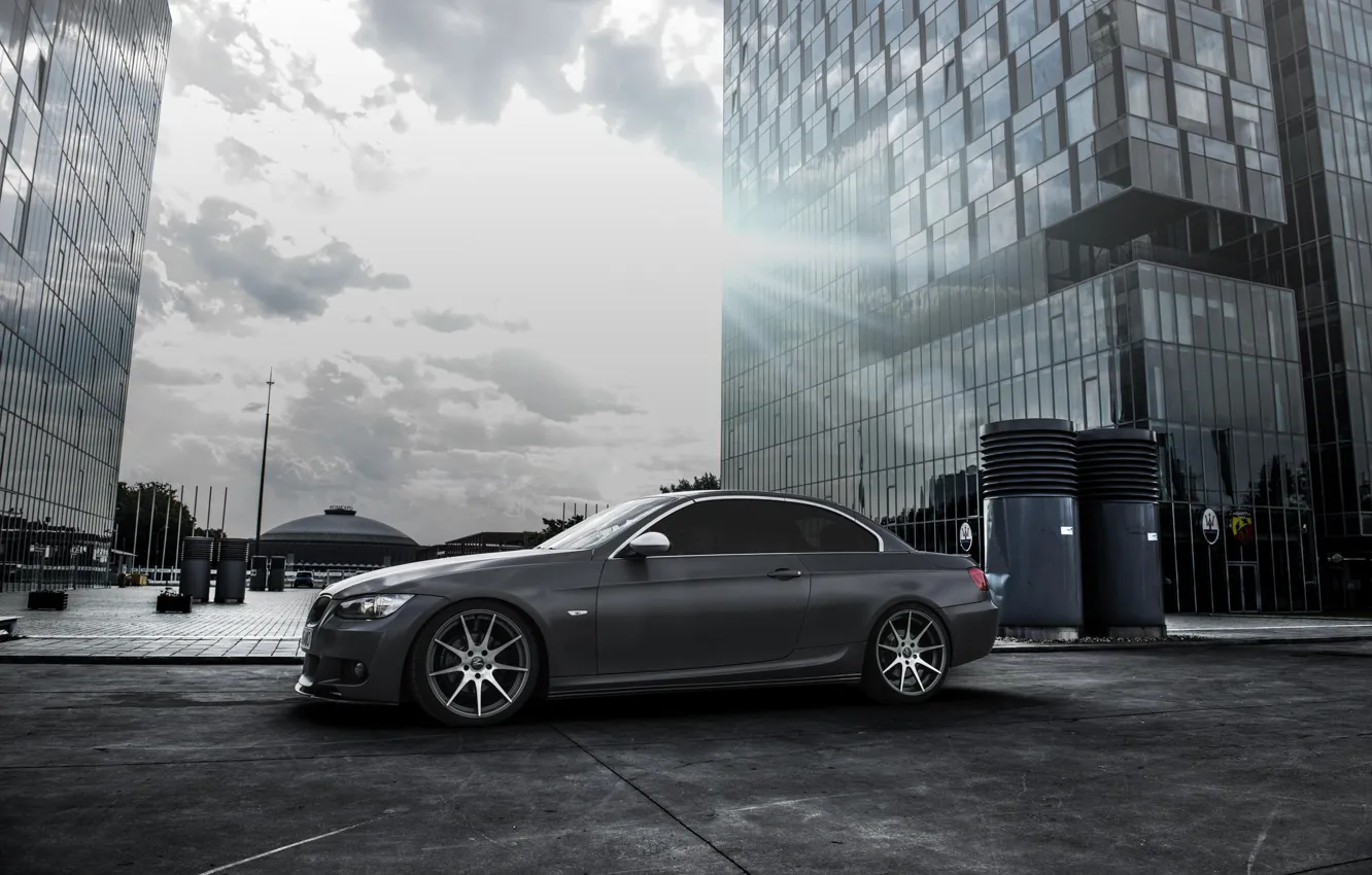 Photo wallpaper BMW, tuning, E93, stance