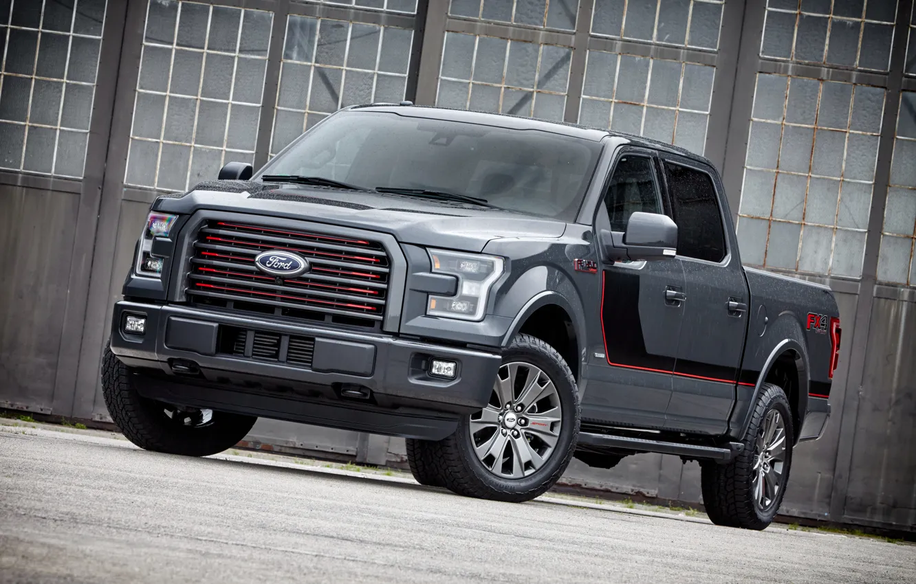 Photo wallpaper Ford, Ford, pickup, F-150, 2015, Lariat Apperance Package