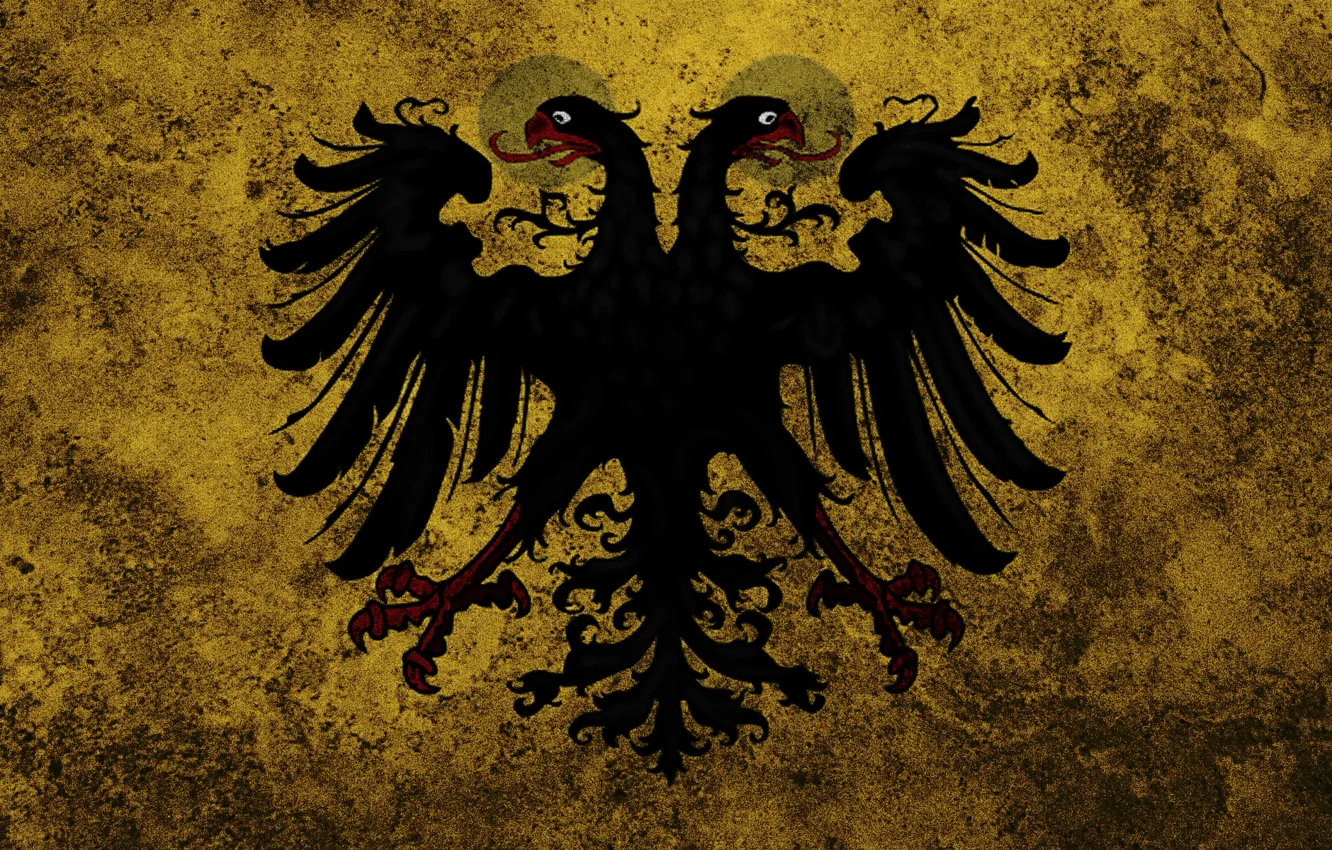 Photo wallpaper Wallpaper, flag, eagle, Russia, coat of arms, The Russian Empire