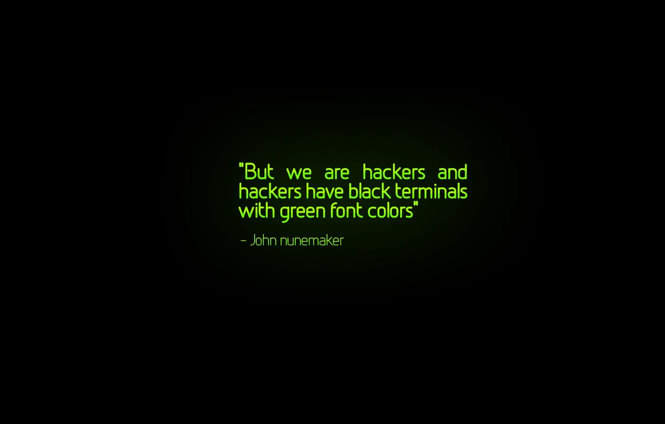 Wallpaper green, black, hackers images for desktop, section минимализм -  download