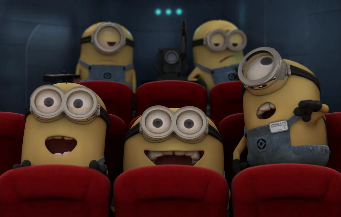 Photo wallpaper emotions, movie, despicable me, minions