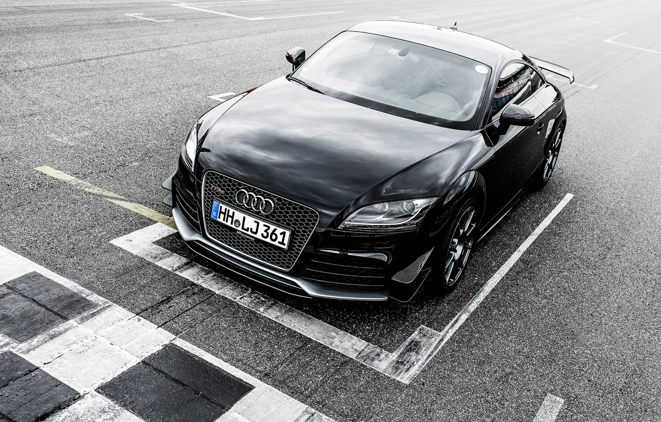 Photo wallpaper Audi, Audi, coupe, black, Black, Coupe, 2015, HPrfomance