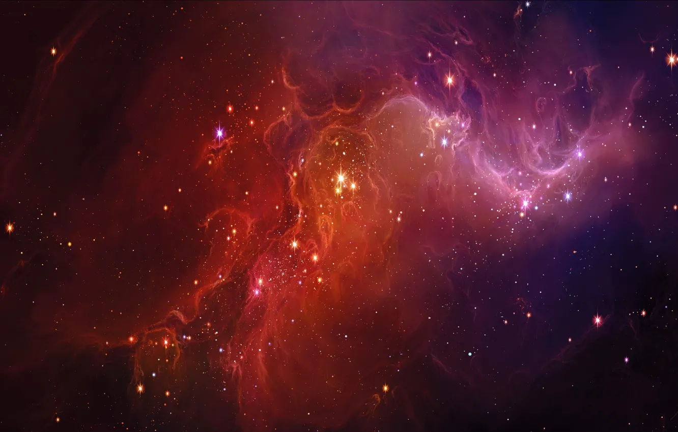 Wallpaper space, stars, nebula, art, HellsEscapeArtist images for ...