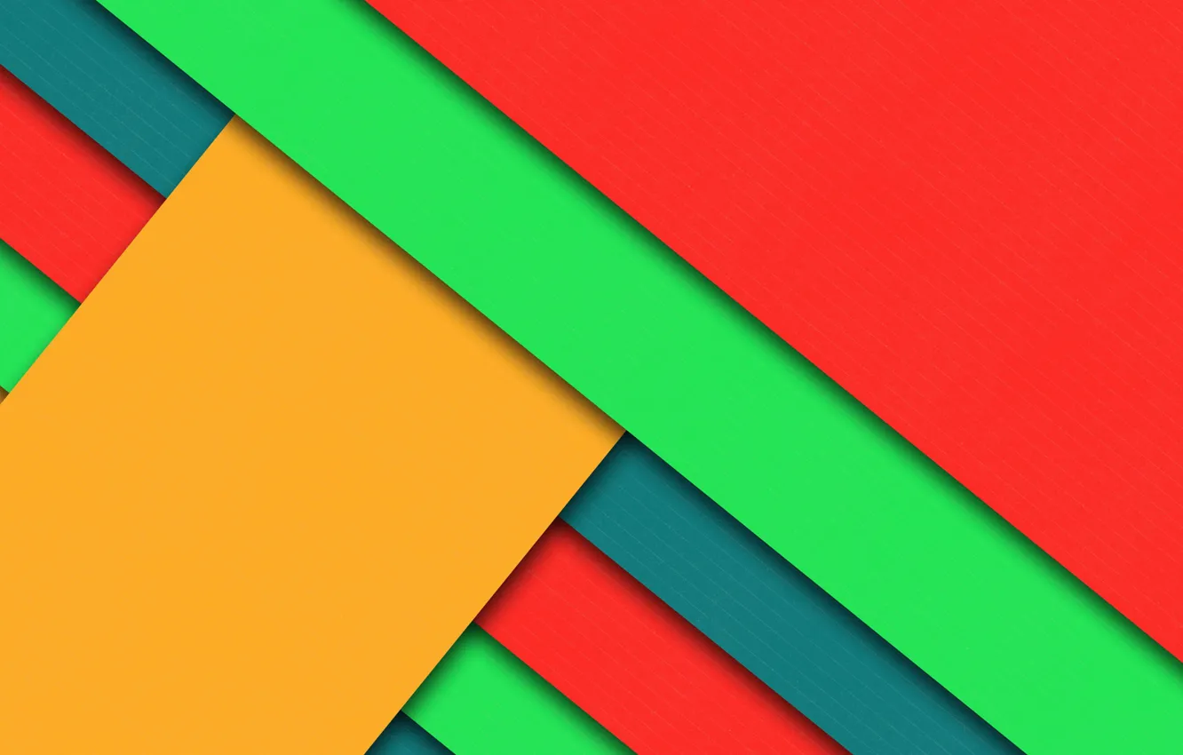 Wallpaper line, yellow, red, blue, geometry, green, design, color, material  images for desktop, section абстракции - download