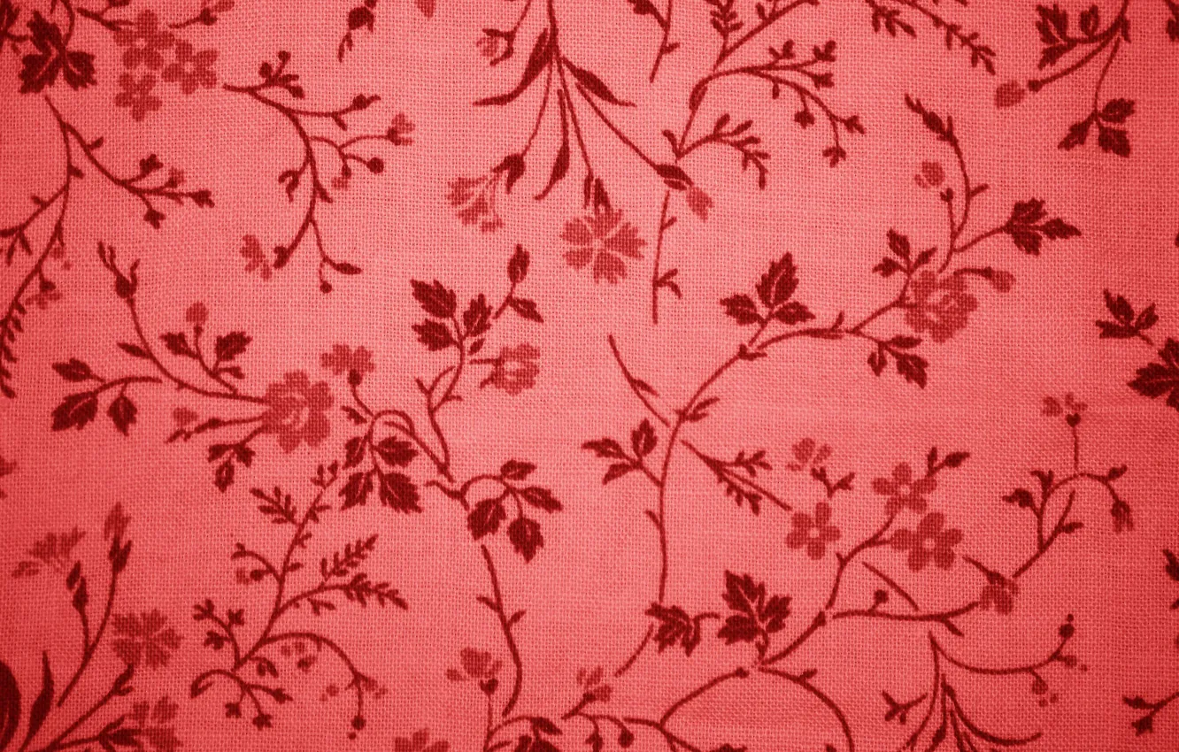 Photo wallpaper red, texture, fabric, ornament, figure.flowers