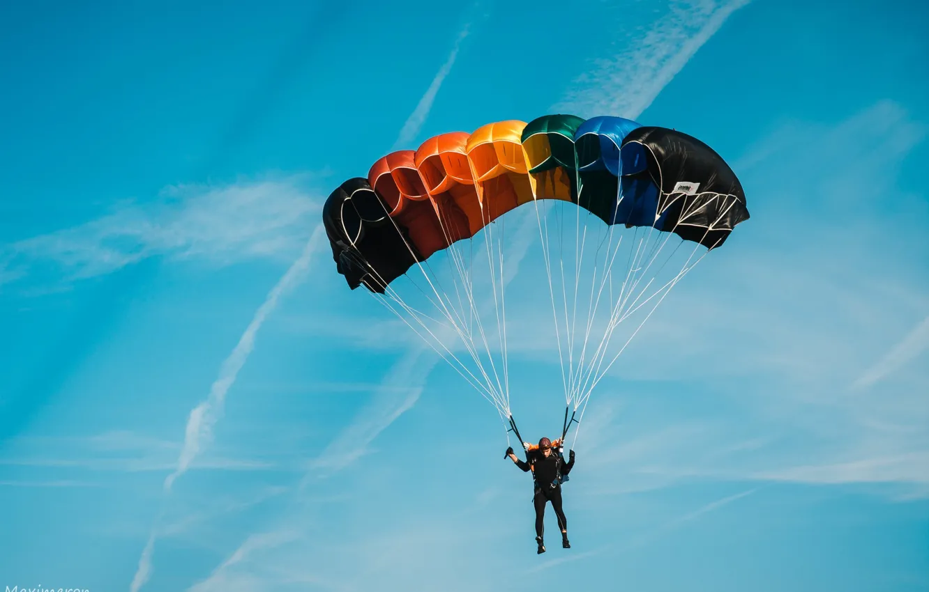 Wallpaper parachute, photographer, photography, photographer, Maximeron  images for desktop, section спорт - download