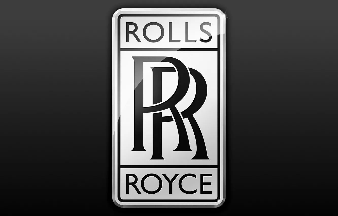 Photo wallpaper logo, logo, brand, Rolls&amp;Royce