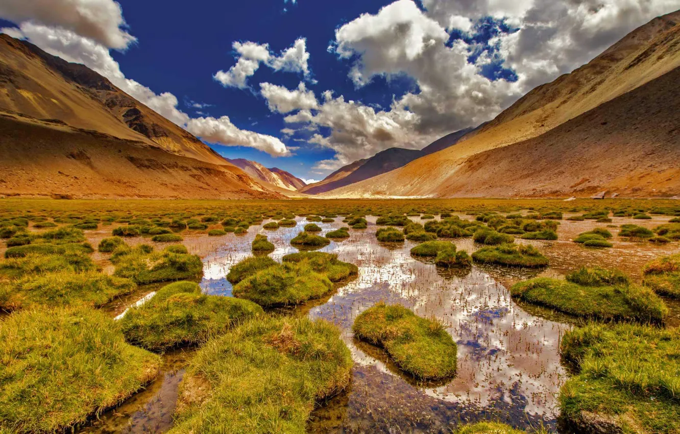 Wallpaper mountains, valley, India, Jammu and Kashmir, Ladakh images for  desktop, section природа - download